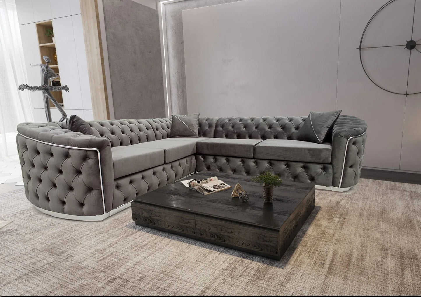 Toronto Corner Sofa Grey
