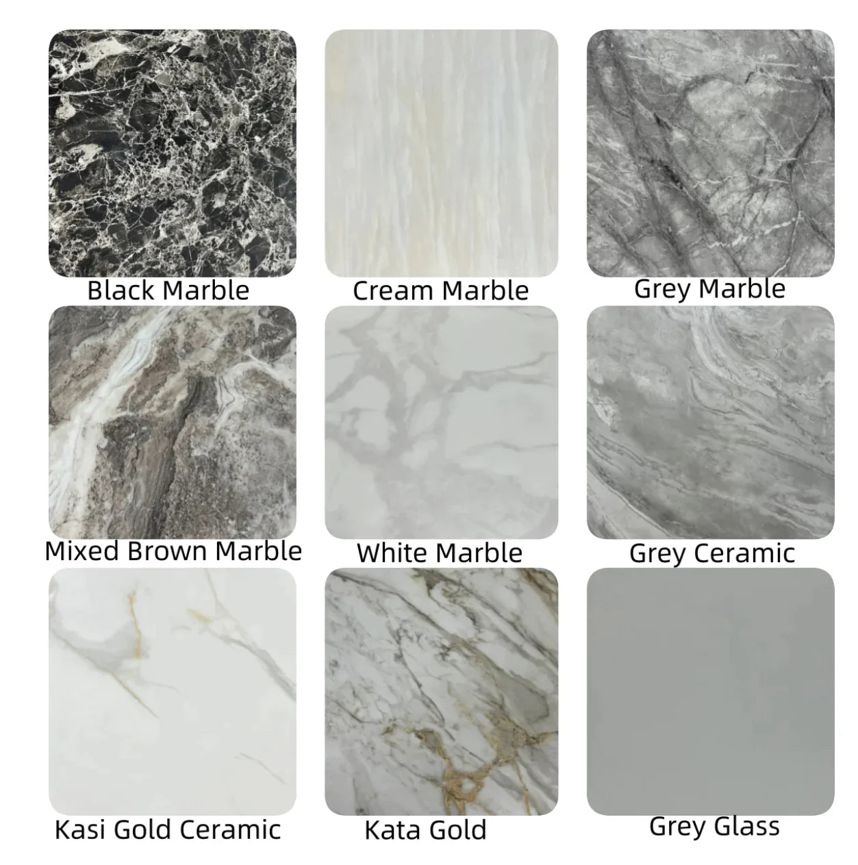 Louis Black Marble Dining Table With Black Sofia Chairs With Lion Knocker