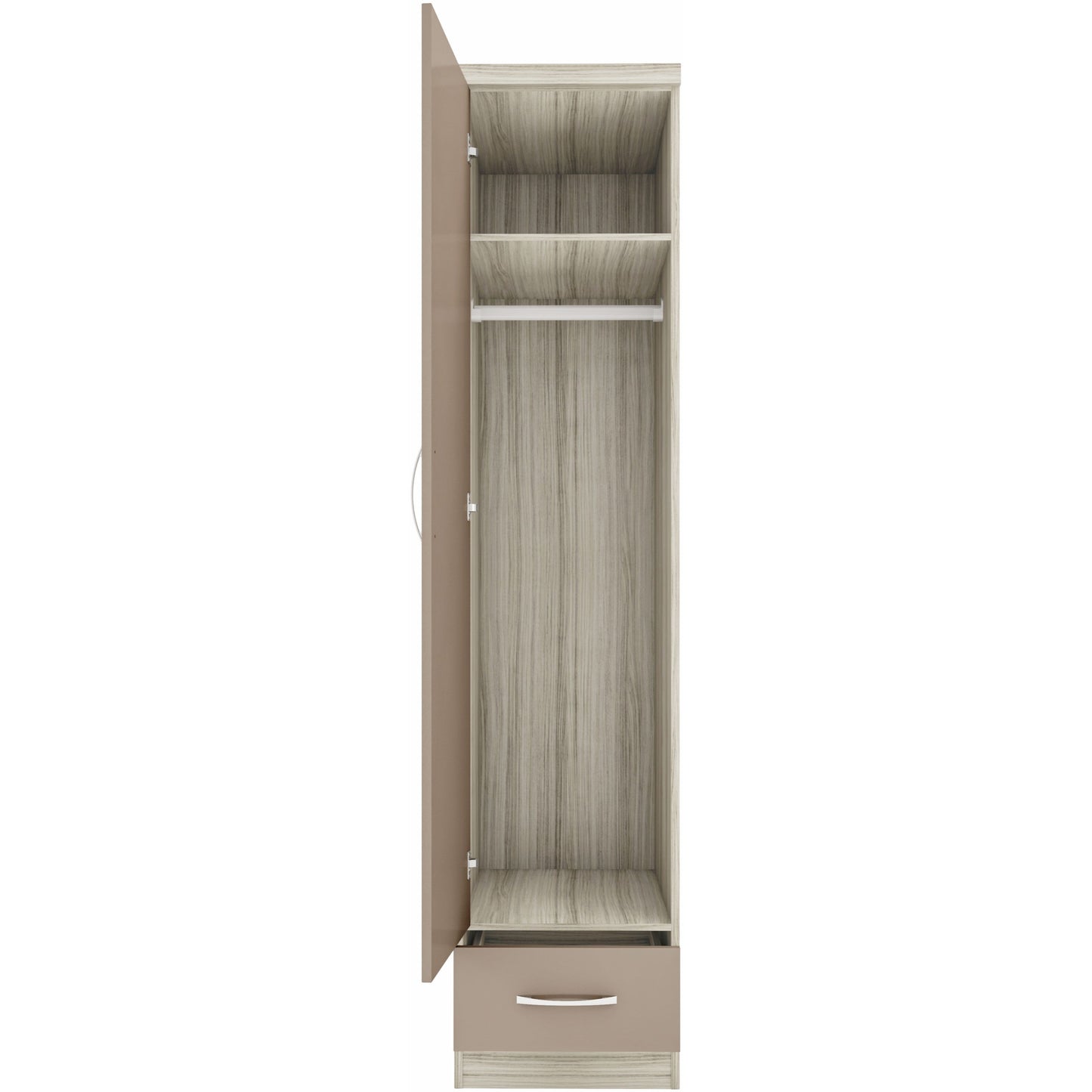 Nevada 1 Door 1 Drawer Wardrobe