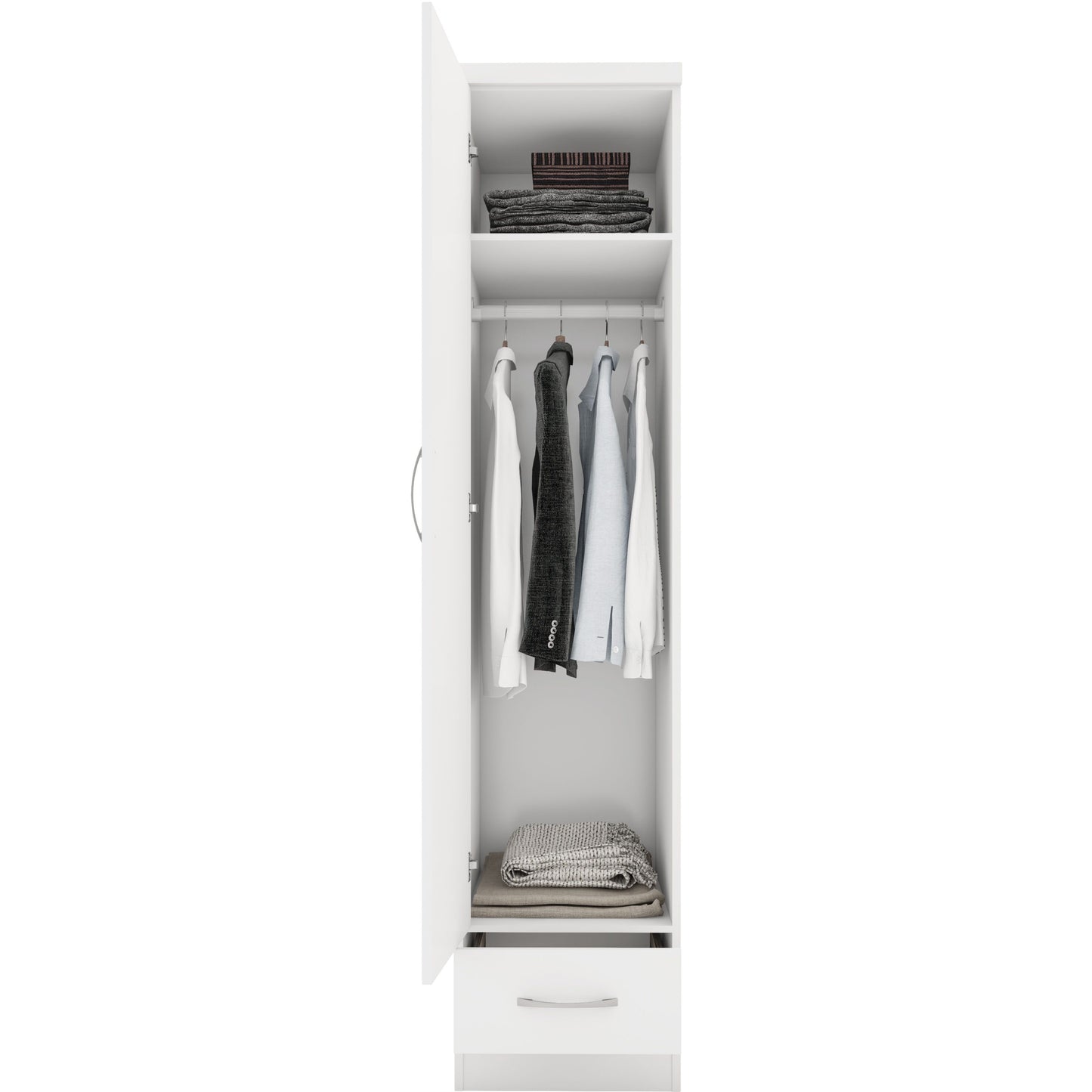 Nevada 1 Door 1 Drawer Wardrobe