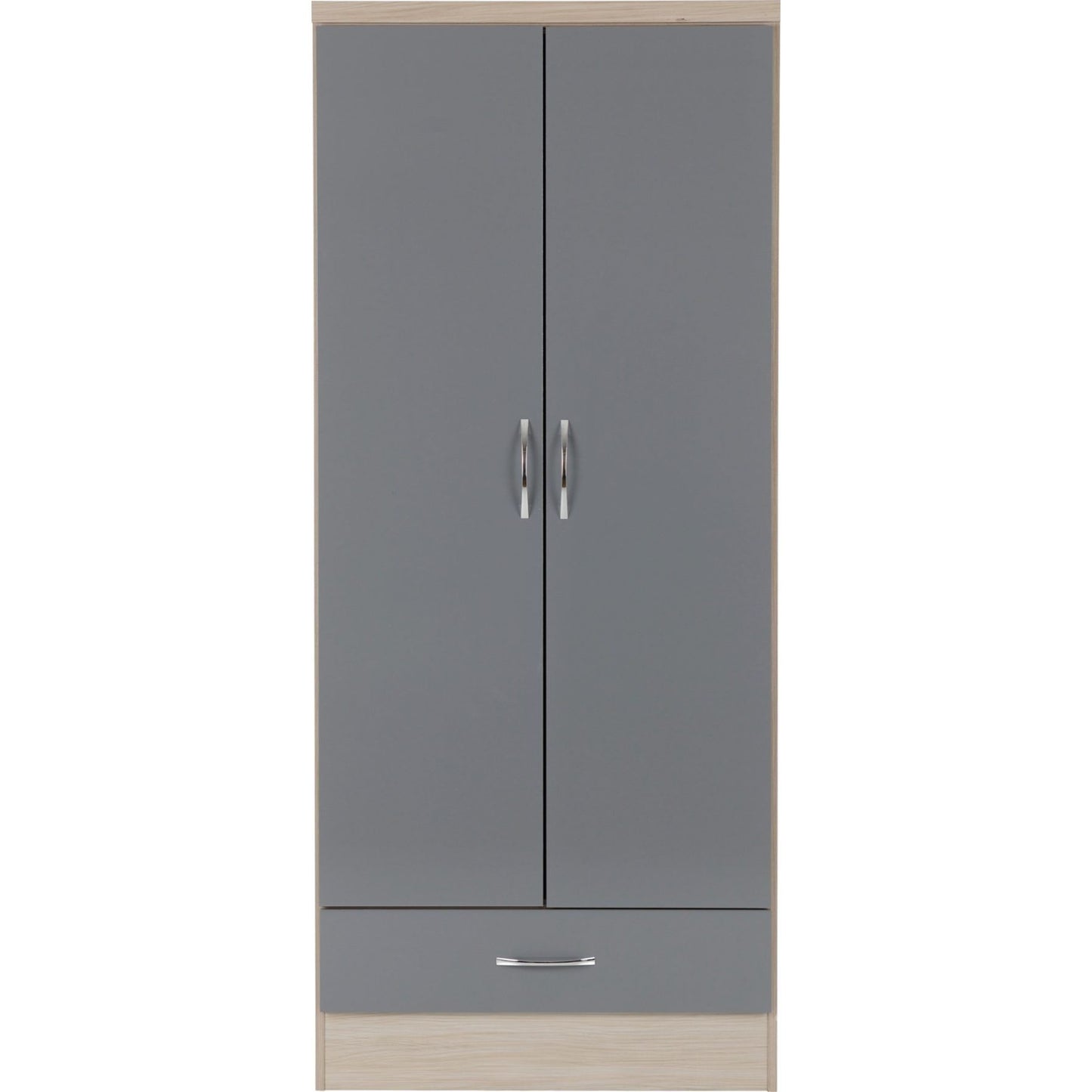 Nevada 2 Door 1 Drawer Wardrobe