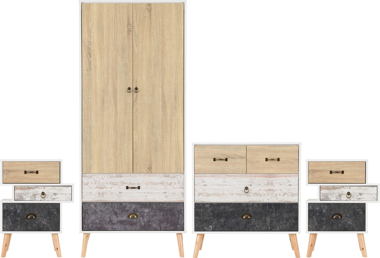 Nordic Wardrobe Bedroom Set