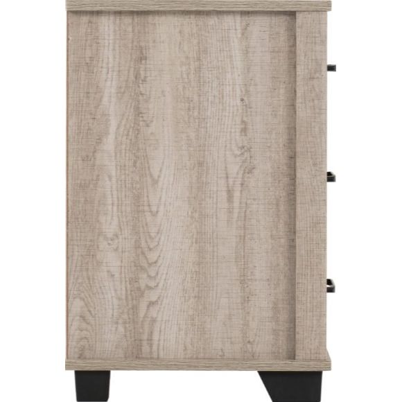 Oliver 3 Drawer Bedside