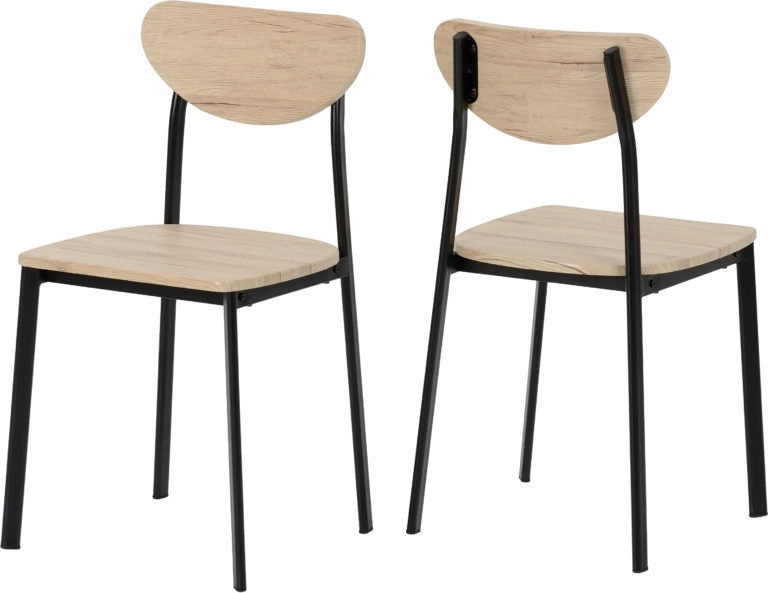 Riley Large Dining Set Black Leg
