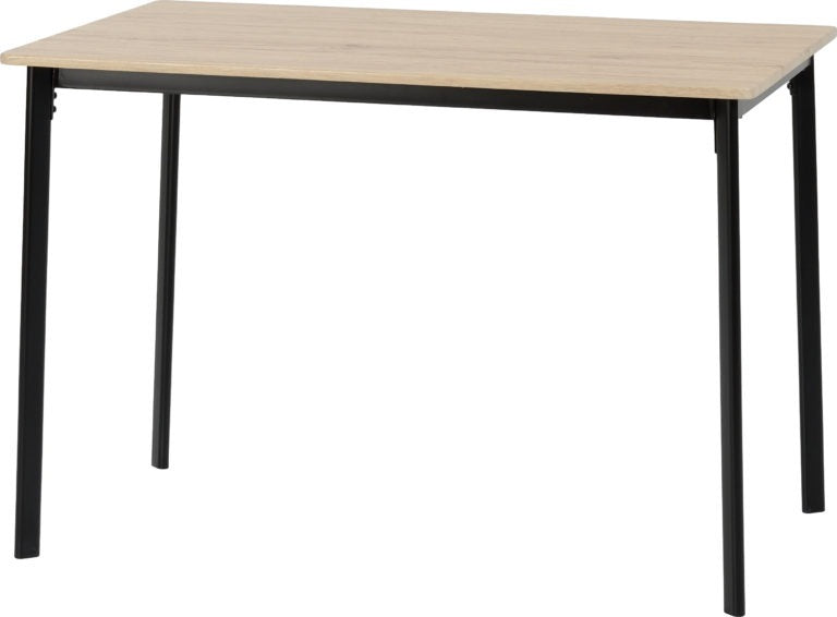 Riley Large Dining Set Black Leg