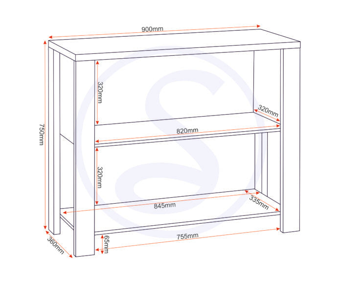 Zurich 2 Door Console Table