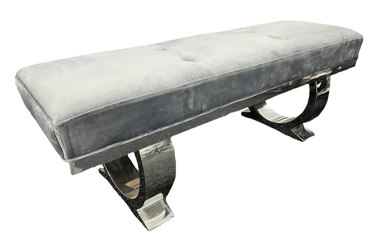 Arianna Bench Dark Grey