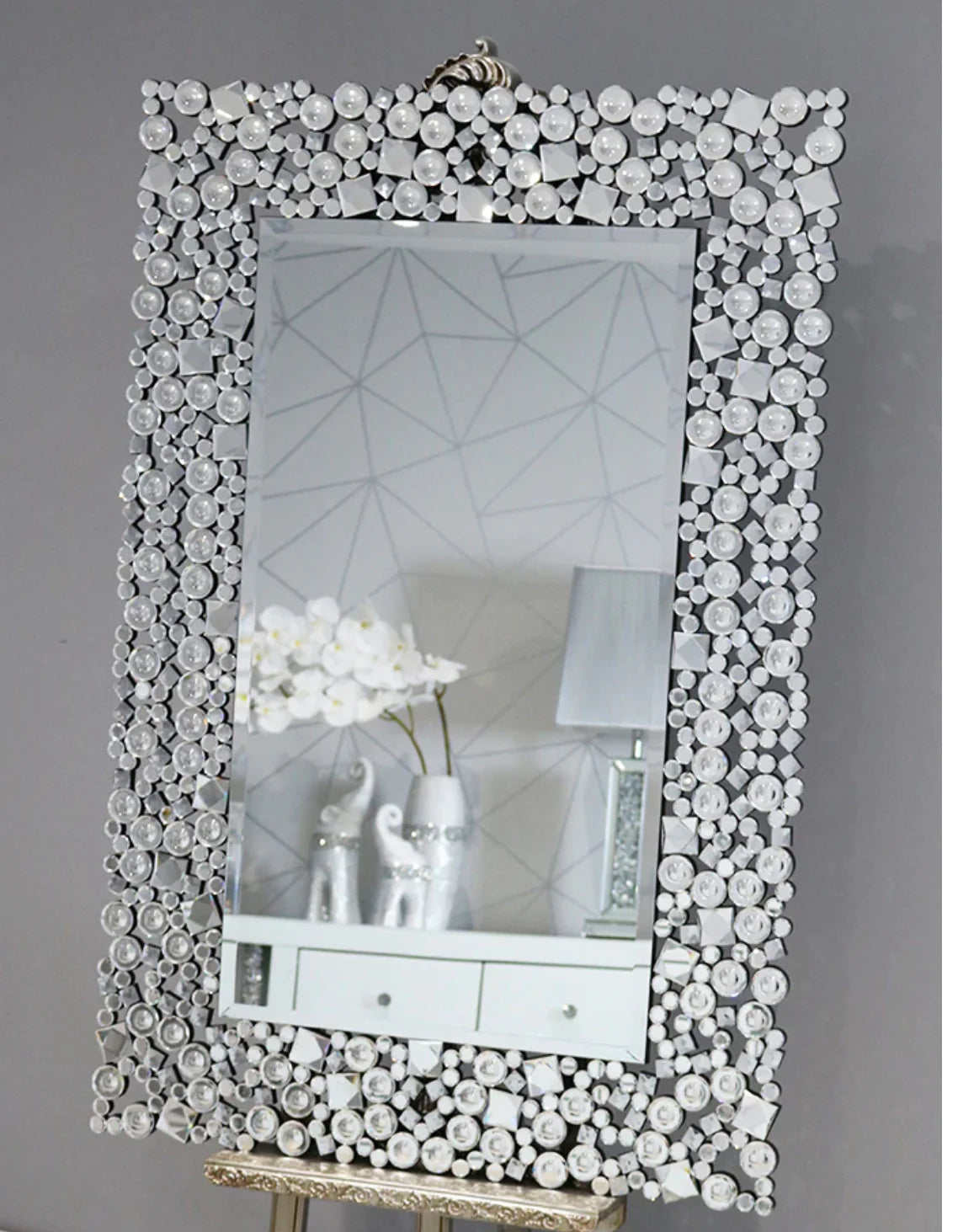 CIRCLES & SQUARES MIRROR