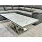 Majestic Grey Marble Coffee Table