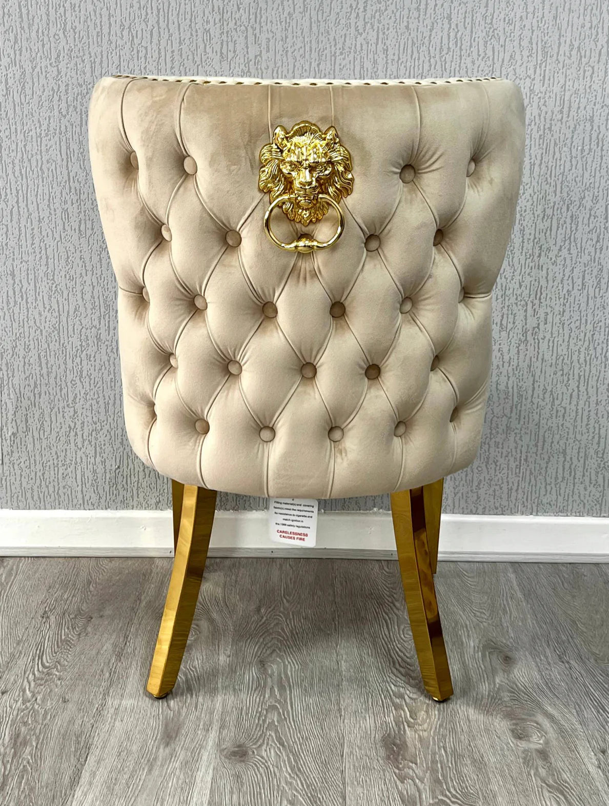 Valentino Lion Velvet Chair