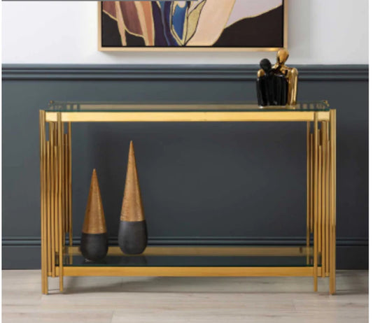 Cohen Gold Console Table