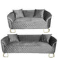 CHELSEA 3+2 FABRIC SOFA SET – GREY