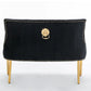 Majestic Gold Black High Bench Lion Knocker