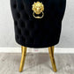 Valentino Lion Velvet Chair