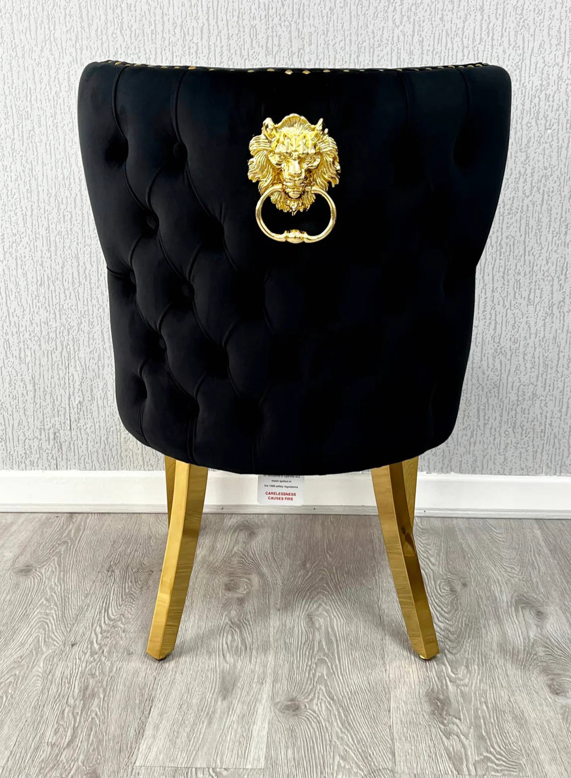 Valentino Lion Velvet Chair