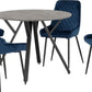 Athens Round Dining Set with Avery Chairs