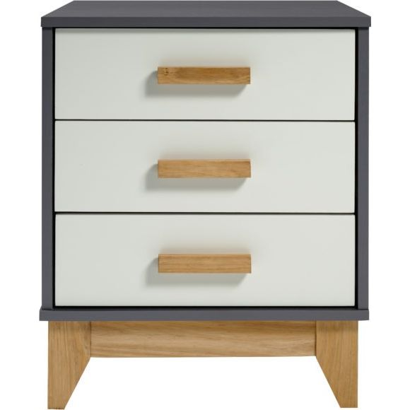 Cleveland 3 Drawer Bedside