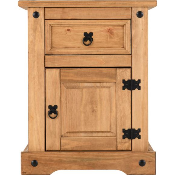 Corona 1 Drawer 1 Door Bedside Cabinet