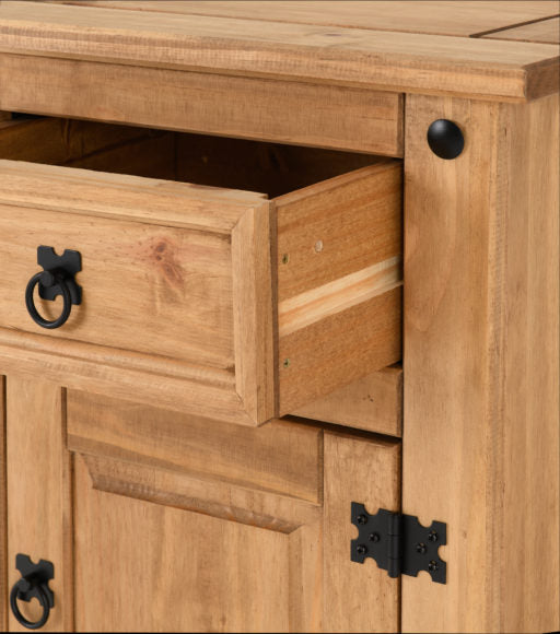 Corona 1 Drawer 1 Door Bedside Cabinet