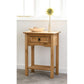 Corona 1 Drawer Console Table with Shelf