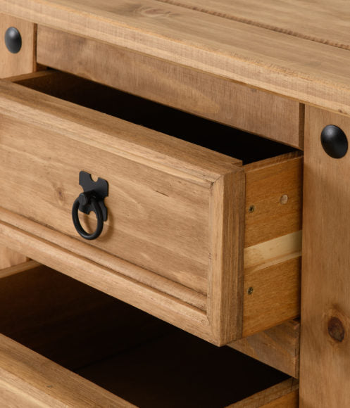 Corona 3 Drawer Bedside Chest