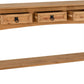 Corona 3 Drawer Console Table With Shelf