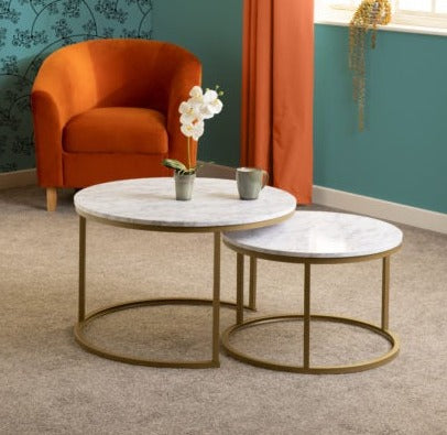 Dallas Round Coffee Table Set