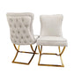 Sandhurst X Leg & Cross Leg Dining Chair In Gold