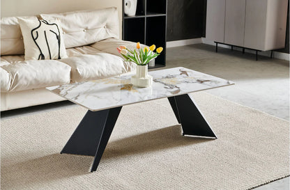 Chicago White & Black Coffee Table