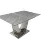 Extendable Table London Grey Ceramic