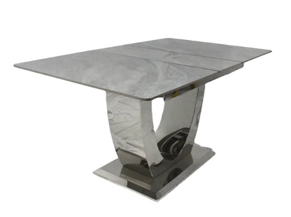 Extendable Table London Grey Ceramic