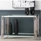 Cohen Steel Tubes And Glass Console Table