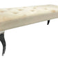 Louise Bench Dark Grey With Silver Leg