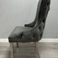 Victoria Dark Grey Dining Chair Ring Knocker