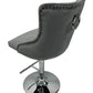 Valencia Bar Stool Ring Knocker Dark Grey
