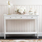 Delta Large 3 Drawer Console Table - Ball Handle