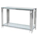 Cohen Steel Tubes And Glass Console Table