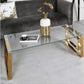 Apex Gold Metal Coffee Table