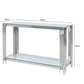 Cohen Steel Tubes And Glass Console Table
