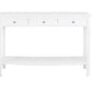 Delta Large 3 Drawer Console Table - Ball Handle