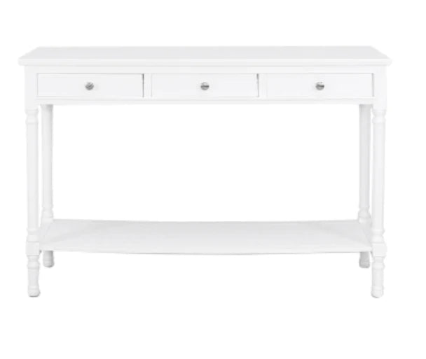 Delta Large 3 Drawer Console Table - Ball Handle