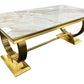 1.8M Ariana Gold Dining Table