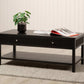 Lindon Black 2 Drawer Coffee Table