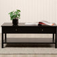 Lindon Black 2 Drawer Coffee Table