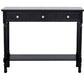 Delta Large 3 Drawer Console Table - Ball Handle