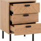 Leon 3 Drawer Bedside