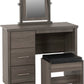 Lisbon 3 Piece Dressing Table Set with Mirror