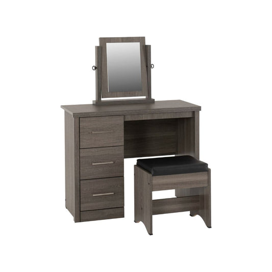 Lisbon 3 Piece Dressing Table Set with Mirror