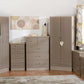 Nevada 3 Drawer Bedside