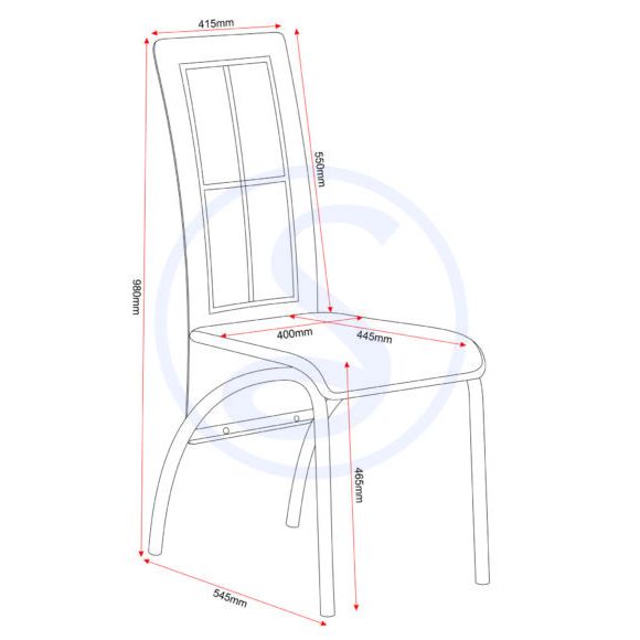 Ainsley Chair (Box of 2) Black